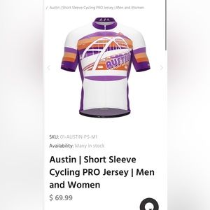 ScudoPro Austin cycling Jersey